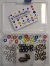Coffret OEILLETS 6mm -  EMBOUTS + OEILLETS