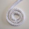 CORDE 100% coton BLANC 12mm