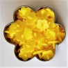 Pressions KAM fleur - jaune MAT