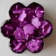 Pressions KAM fleur - violet MAT