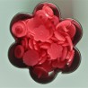 Pressions KAM fleur - **CORAIL** MAT