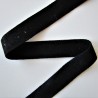 SANGLE 100% coton NOIRE 30mm