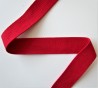 SANGLE 100% coton ROUGE 30mm