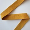 SANGLE 100% coton JAUNE D'OR 30mm