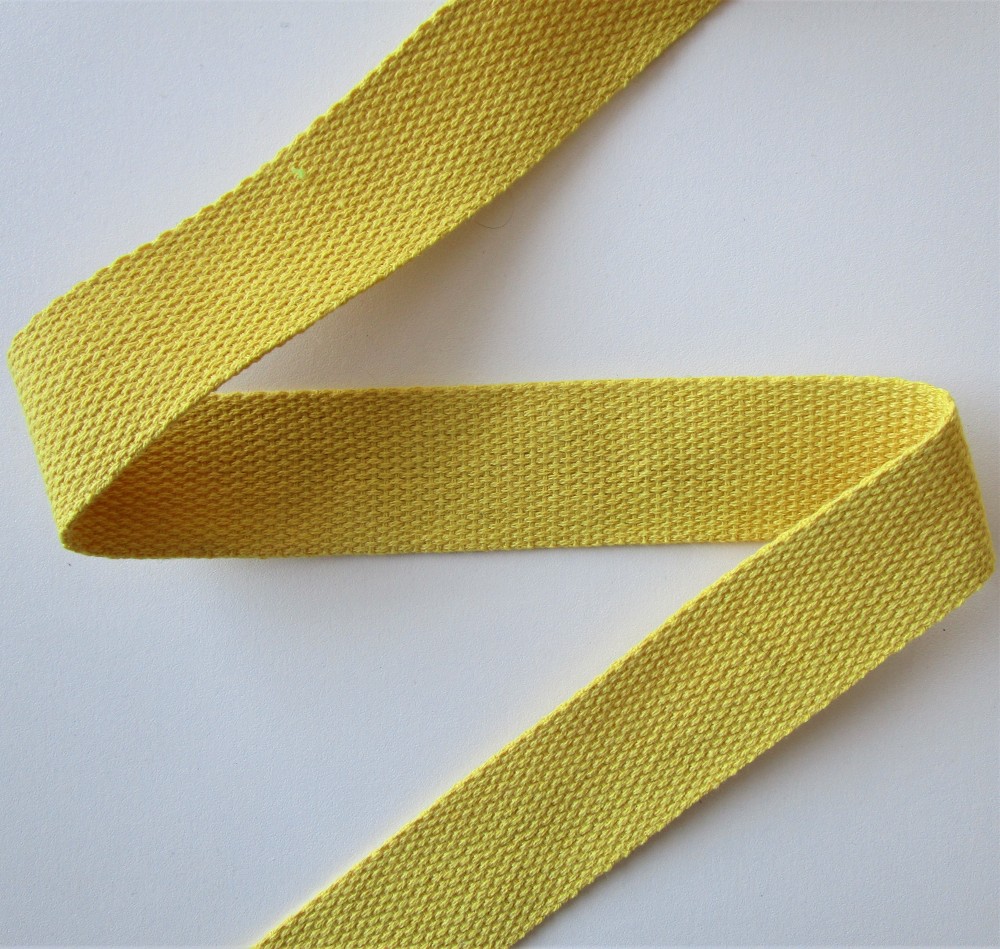 Sangle En Coton 30 Mm De Large - 6 Mètres - Noir - Épaisseur 1.5 Mm - Pour Sacs, Bricolage, Décoration - 100% Coton