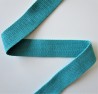 SANGLE 100% coton BLEU PACIFIQUE 30mm