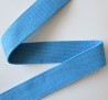 SANGLE 100% coton BLEU 30mm
