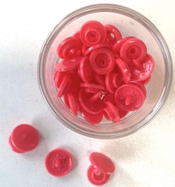 Pressions KAM LONGUE POINTE rose bonbon