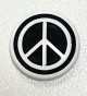 Pressions KAM BI-COLOR gravées "PEACE"