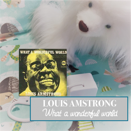 Boîte à musique "WHAT A WONDERFUL WORLD" de L. AMSTRONG