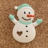 Anneau de dentition silicone - BONHOMME DE NEIGE