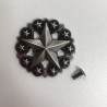 Rivets Etoile du Sheriff Métal x1