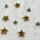 RIVETS 12mm ETOILE OR  x 10