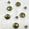 RIVETS 12mm GRAVES SOLEIL BRONZE  x10