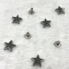 RIVETS 12mm ETOILE ARGENT  x10