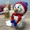 KIT CROCHET "Bonhomme de neige"