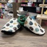 KIT COUTURE Chaussons Cuir Vert