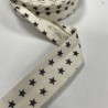 Biais coton "Étoile noir"