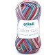 Coton Mercerisé Print "Rose-vert-bleu" - GRUNDL