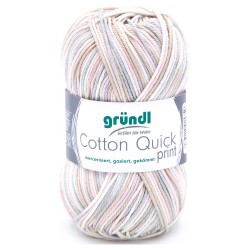 Coton Mercerisé Print "Sable Rose" - GRUNDL