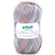 Coton Mercerisé Print "Beige Bleu" - GRUNDL