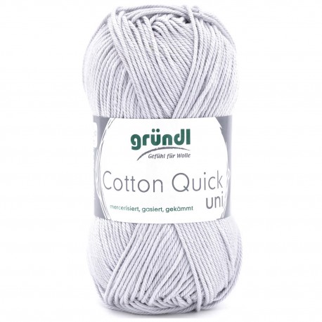 Coton Mercerisé "Gris clair" - GRUNDL