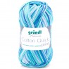 Coton Mercerisé Print "Aqua" 183 - GRUNDL