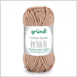 Coton Mercerisé MINI "Beige" - GRUNDL