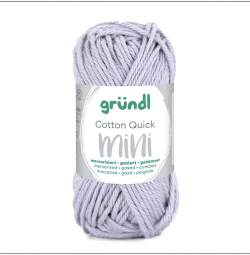Coton Mercerisé MINI "Gris bleu" - GRUNDL
