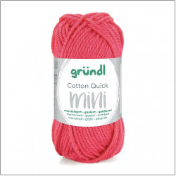 Coton Mercerisé MINI "Rouge orange" - GRUNDL
