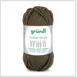 Coton Mercerisé MINI "Vert foncé" - GRUNDL