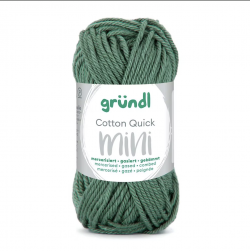Coton Mercerisé MINI "Vert Gris" - GRUNDL