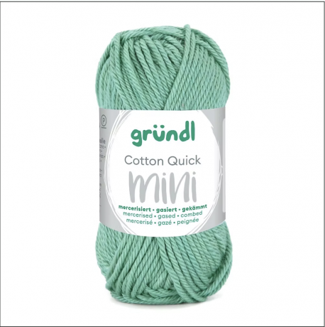 Coton Mercerisé MINI "Vert pomme" - GRUNDL