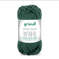 Coton Mercerisé MINI "Vert sapin" - GRUNDL
