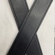 SANGLE Simili Cuir NOIR 30mm