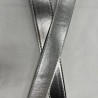 SANGLE Simili Cuir ARGENT 30mm