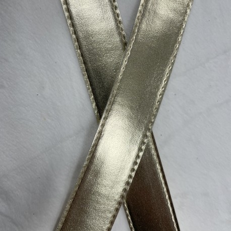 SANGLE Simili Cuir CUIVRE 30mm