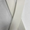 SANGLE Simili Cuir BLANC 30mm
