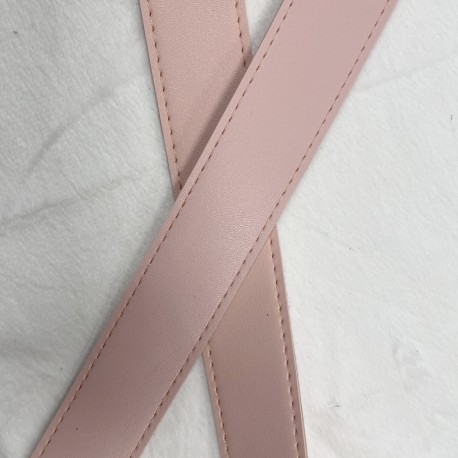 SANGLE Simili Cuir ROSE 30mm