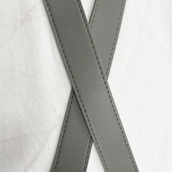 SANGLE Simili Cuir GRIS 30mm