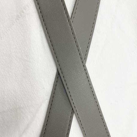 SANGLE Simili Cuir GRIS 30mm