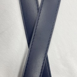 SANGLE Simili Cuir BLEU MARINE 30mm