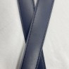 SANGLE Simili Cuir BLEU MARINE 30mm