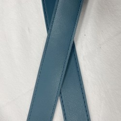 SANGLE Simili Cuir BLEU MARINE 30mm