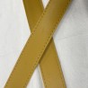 SANGLE Simili Cuir MOUTARDE 30mm