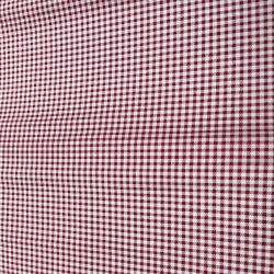 Coton - motif "VICHY" rouge