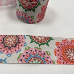Ruban gros grain "Graphiques couleur"