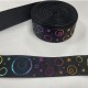 Ruban gros grain "Magie noir"