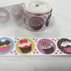 Ruban gros grain "Cupcake"