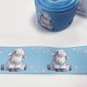 Ruban gros grain Bleu "Petit Mouton"
